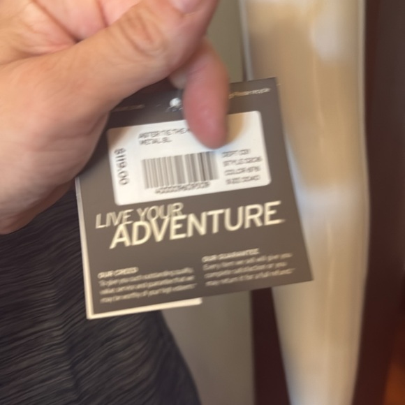 NWT Eddie Bauer size small Elegant Gray Sleeveless Dress - Picture 4 of 5